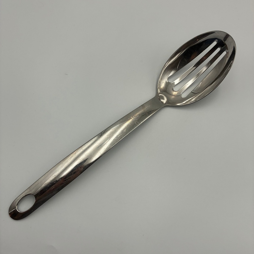 Oneida 18/8 Stainless Steel Slotted Serving Spoon Polished Kitchen Utensil